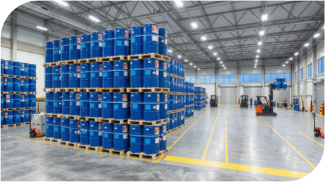 Almacén de productos químicos industriales